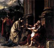 Jacques-Louis  David Belisarius Receiving Alms oil painting on canvas